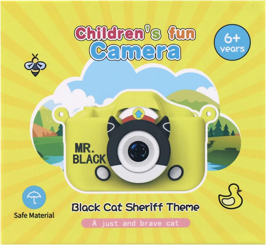دوربین‌ عکاسی فیلمبرداری کودک مدل chidrens fun camera (mr black)