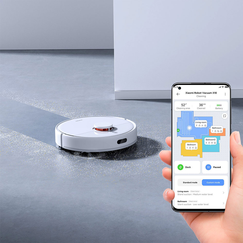 جارو رباتیک شیائومی مدل Xiaomi Robotic Vacuum Cleaner X10