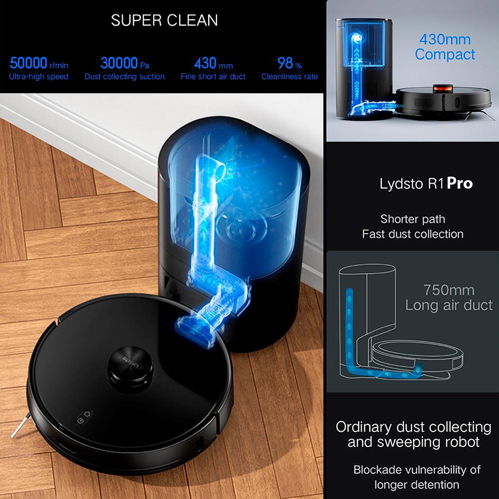 جارو رباتیک شیائومی مدل Xiaomi Lydsto R1 Pro Robotic Vacuum Cleaner