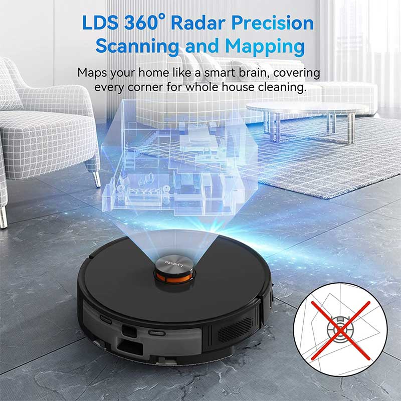 جارو رباتیک شیائومی مدل Lydsto S1 Robot Vacuum