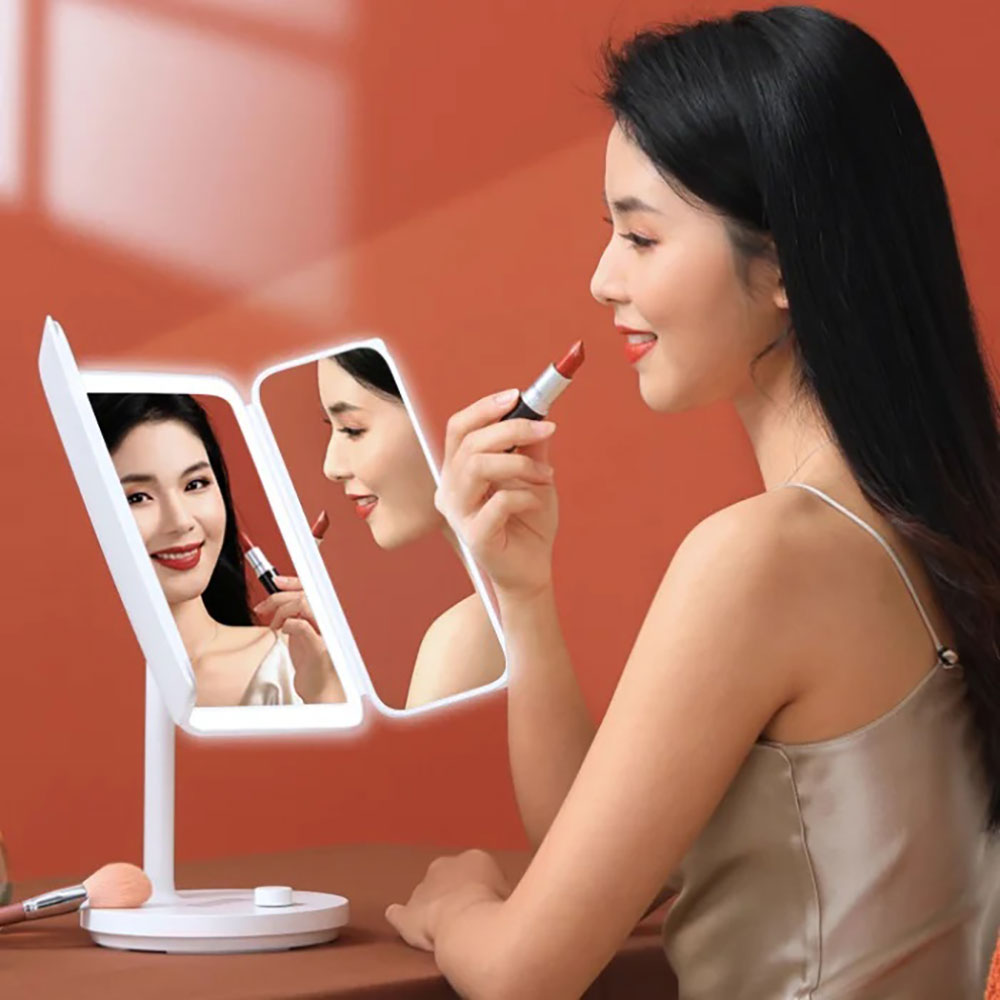 آینه آرایشی شیائومی مدل jordan & judy Makeup Mirror NV536