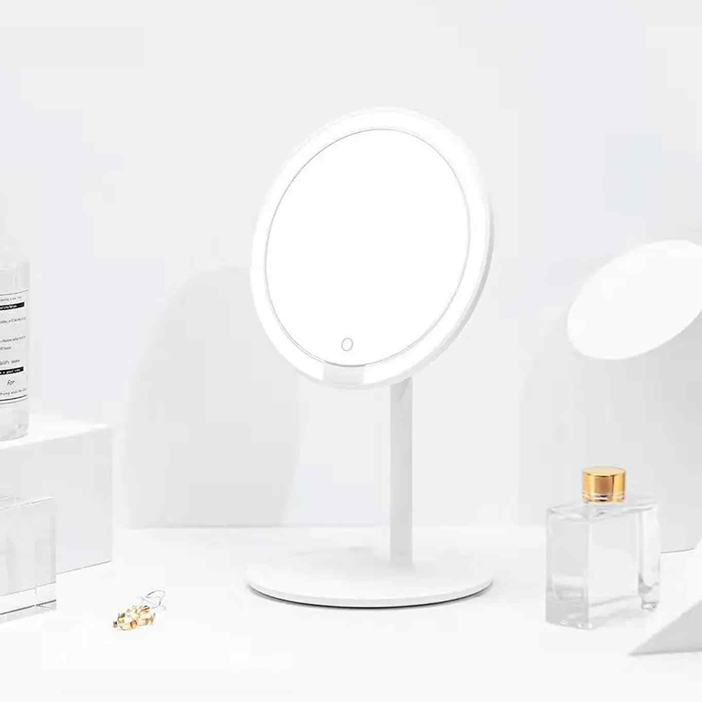 آینه آرایش و رینگ لایت شیائومی مدل Xiaomi S12 Beauty Mirror Ring Light