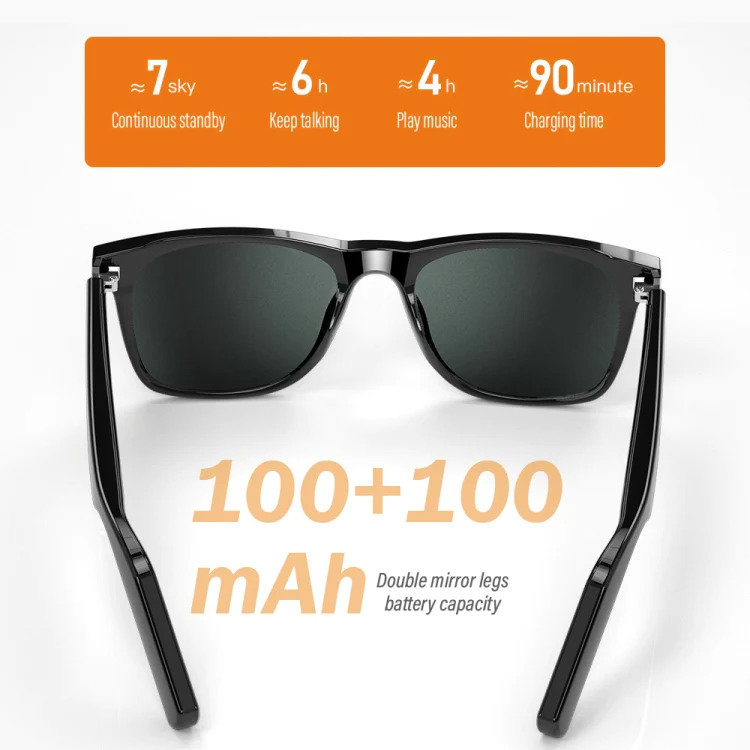 عینک هوشمند مدل E10-E Binaural Call Smart Bluetooth Glasses Earphone(Polarized Sunglasses)