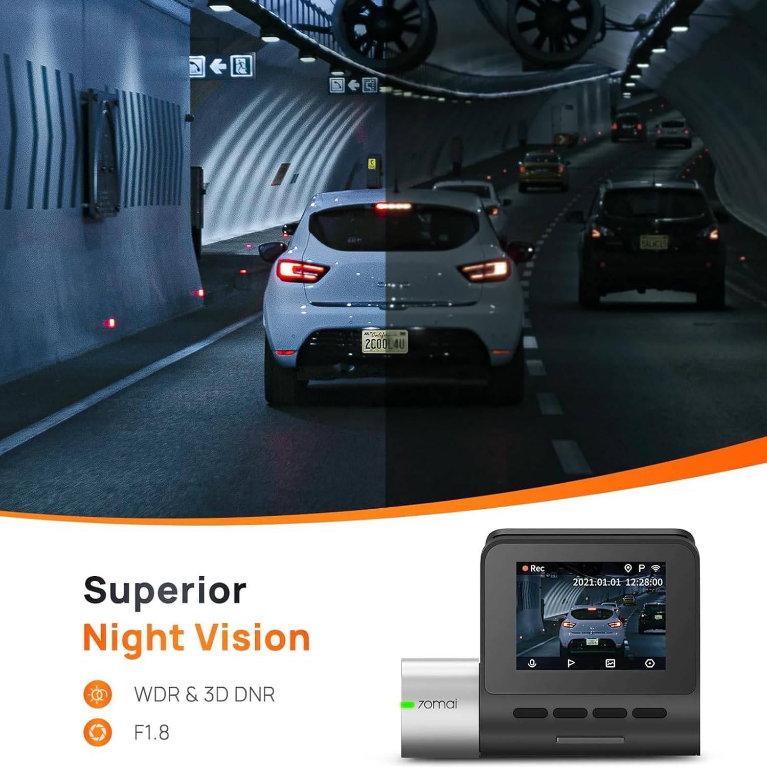 دوربین خودروی 70mai مدل Pro Plus A500S