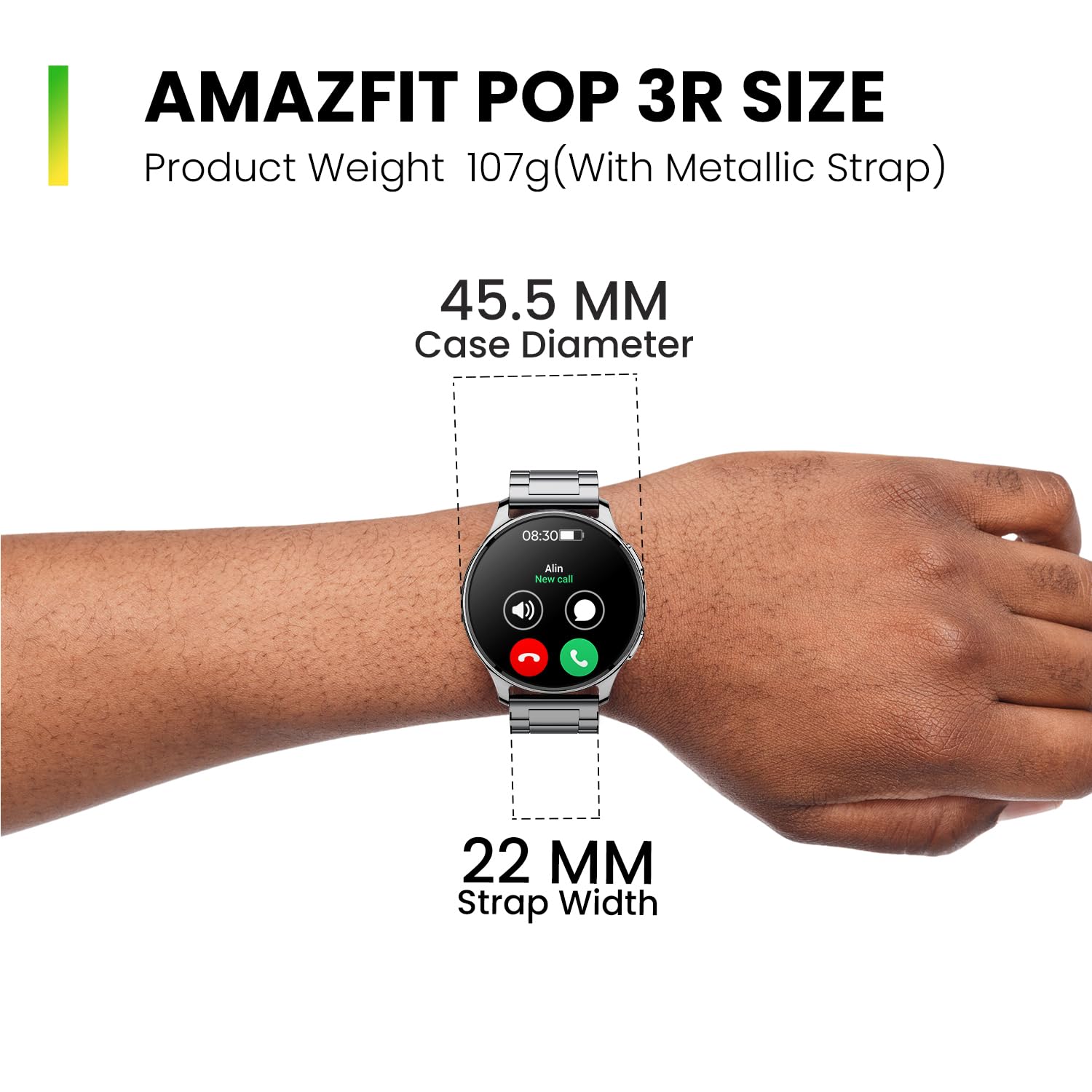 ساعت هوشمند شیائومی مدل Amazfit Pop 3R