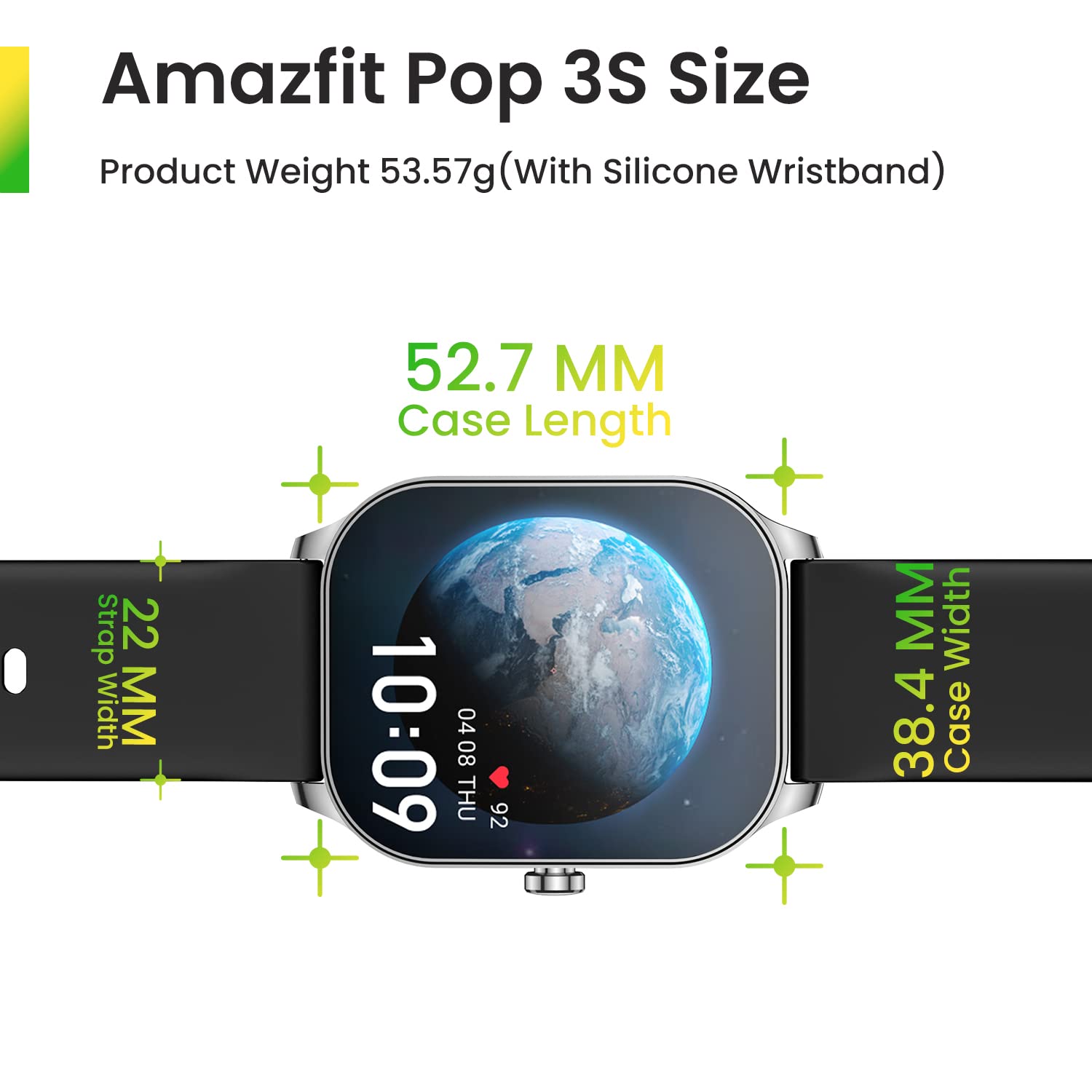 ساعت هوشمند شیائومی مدل Amazfit Pop 3S