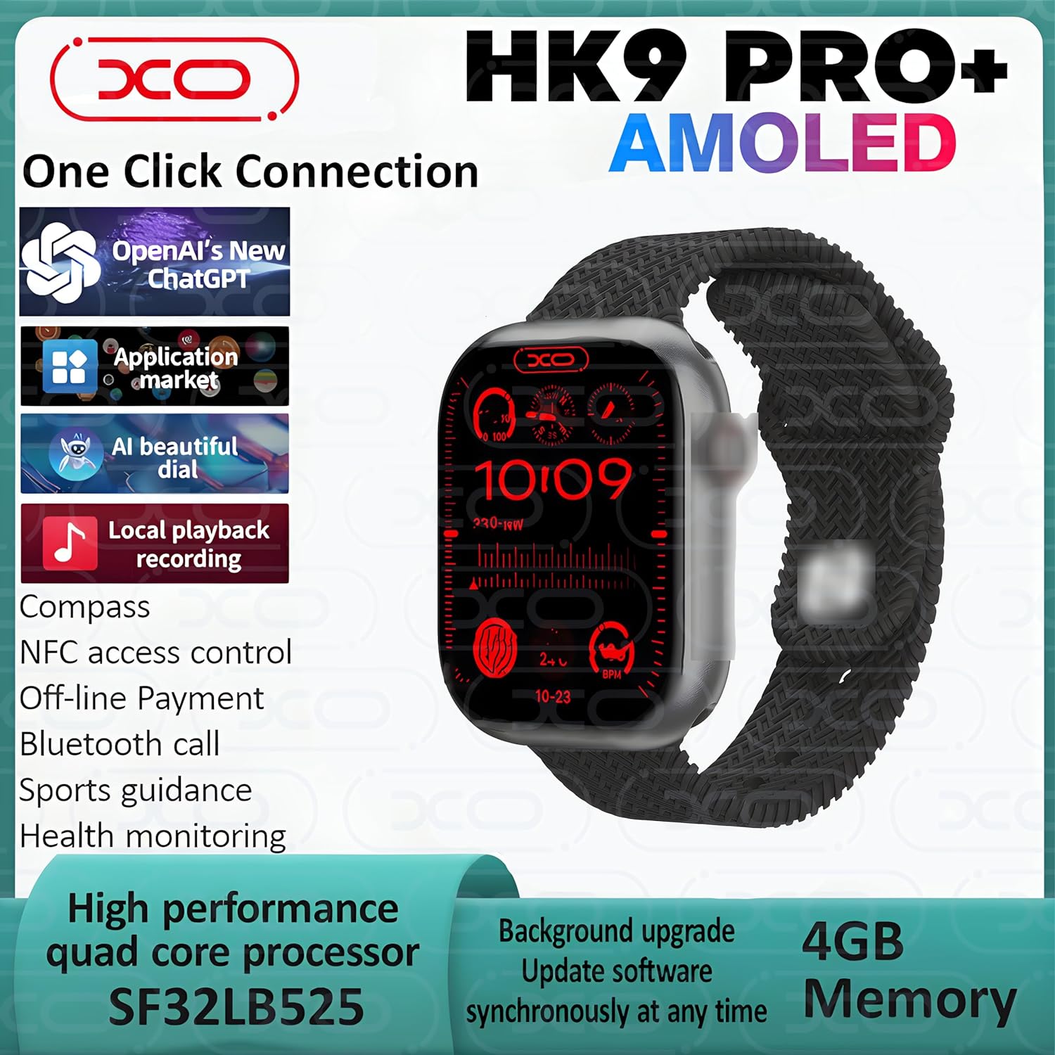ساعت هوشمند مدل HK9 Pro Plus