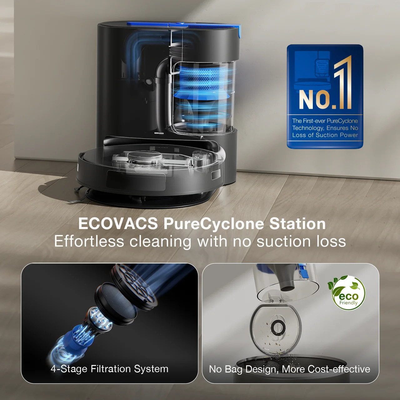 جارو رباتیک اکووکس مدل Ecovacs N20 Pro Plus