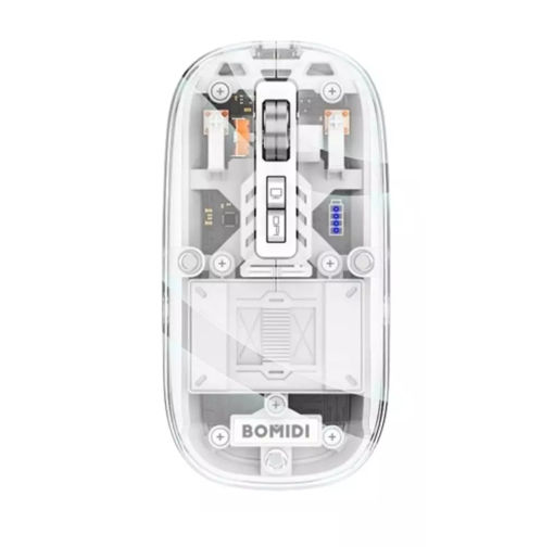 ماوس بی سیم بومیدی مدل Bomidi GM1 Wireless Transparent Silent Mouse