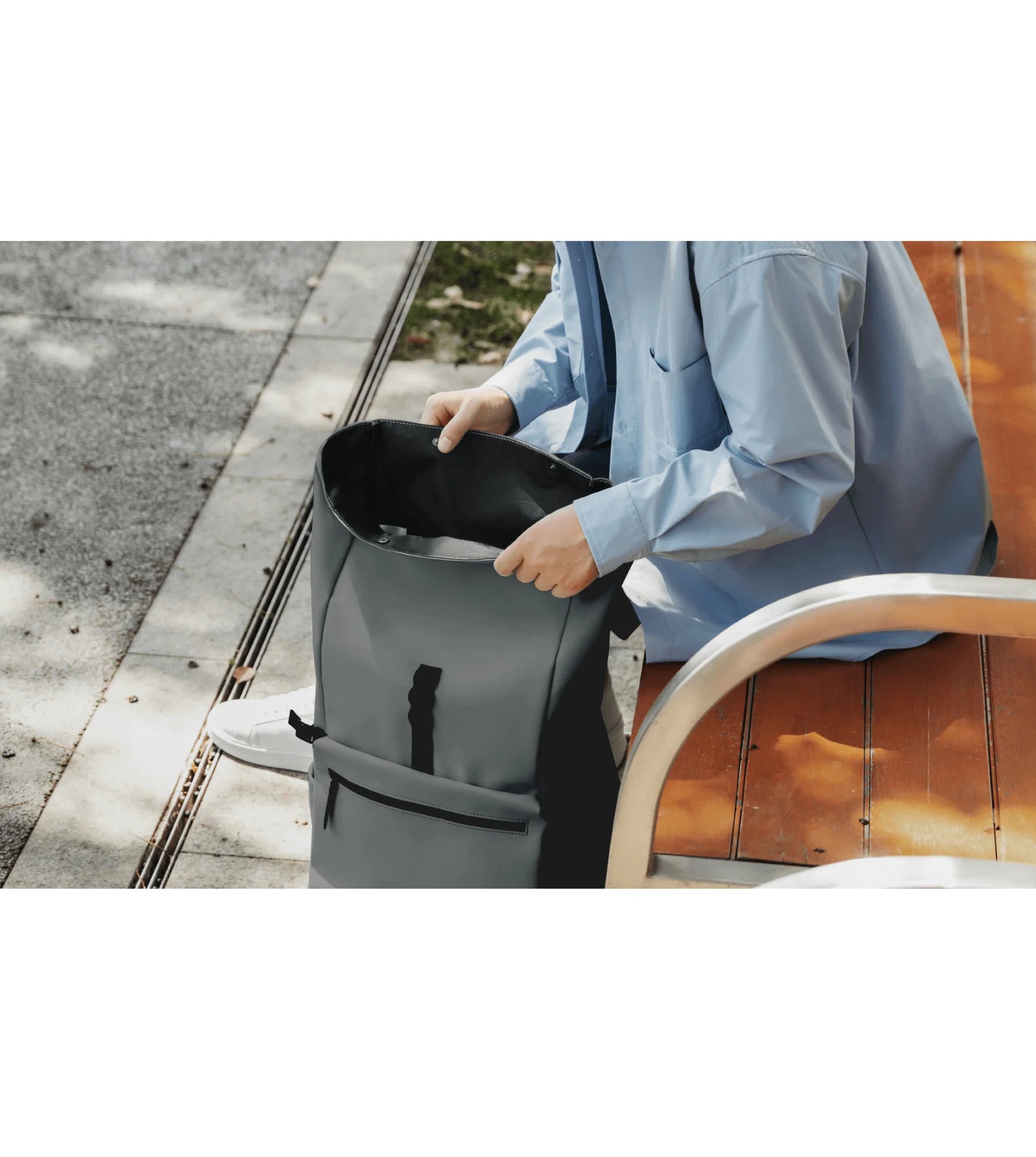 کوله پشتی شیائومی مدل Xiaomi Roll Top Casual Backpack