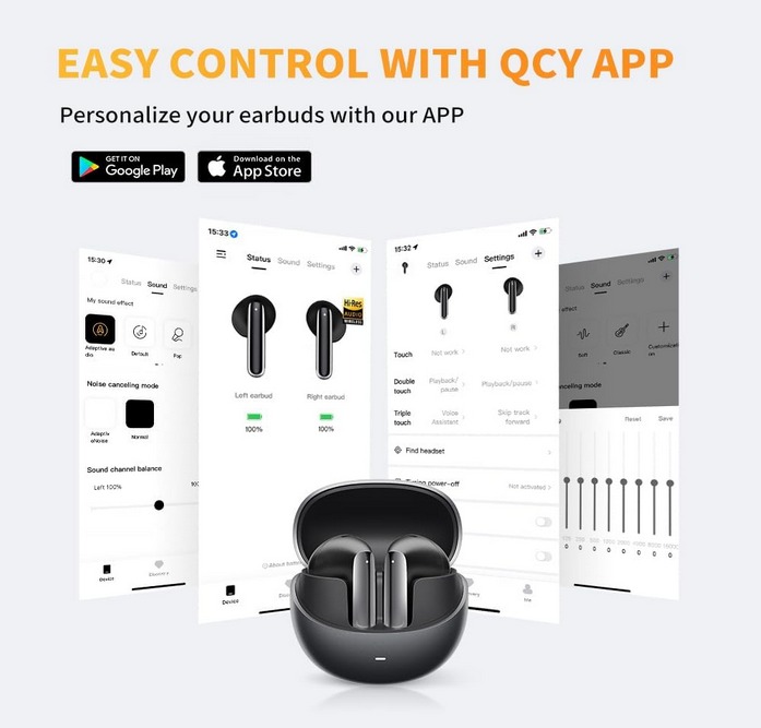 هندزفری بلوتوثی شیائومی کیو سی وای مدل QCY AilyBuds Pro Wireless Handsfree