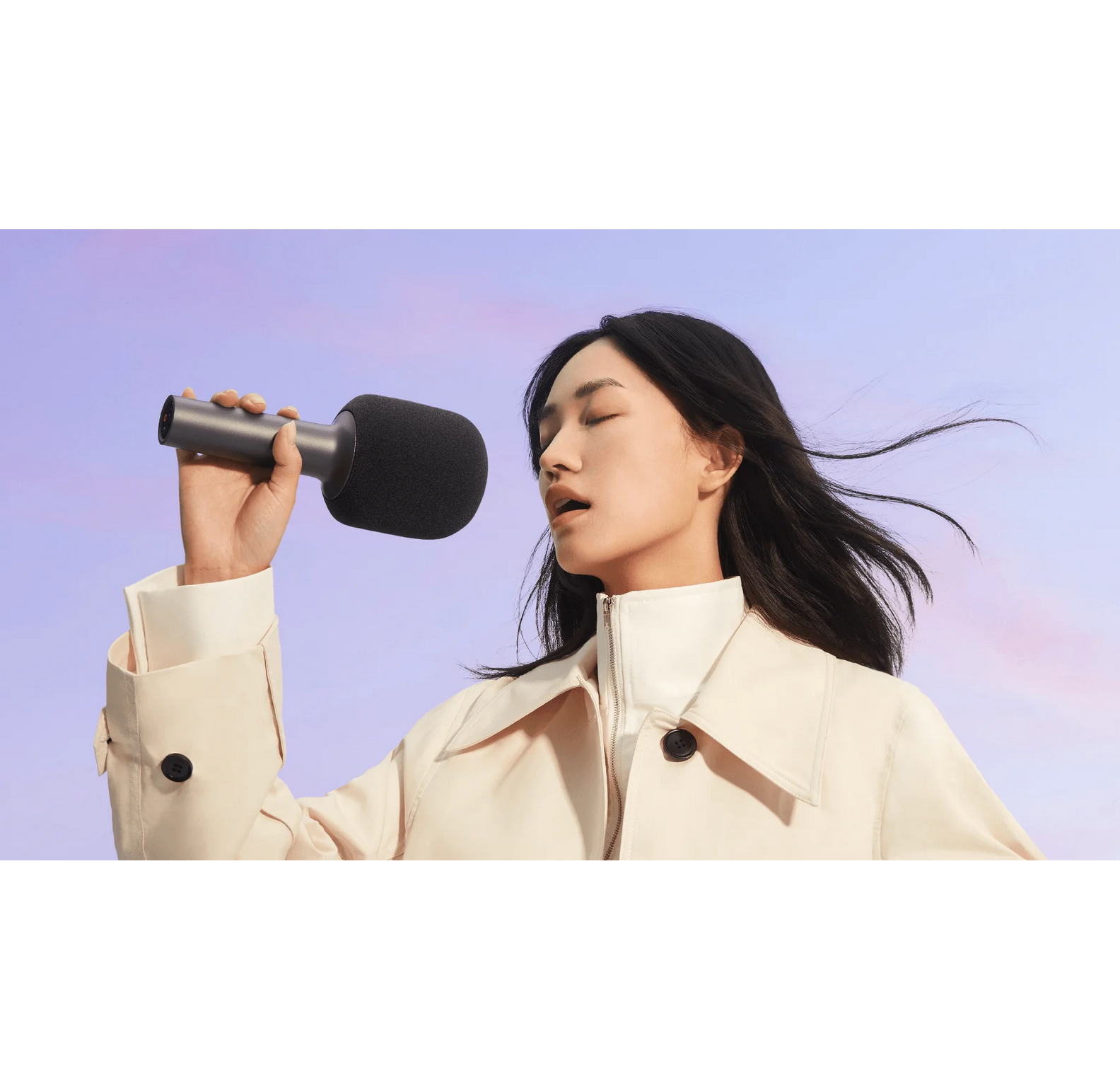 میکروفون بی سیم شیائومی میجیا مدل Mijia Karaoke Wireless Microphone XMKGMKF01YM