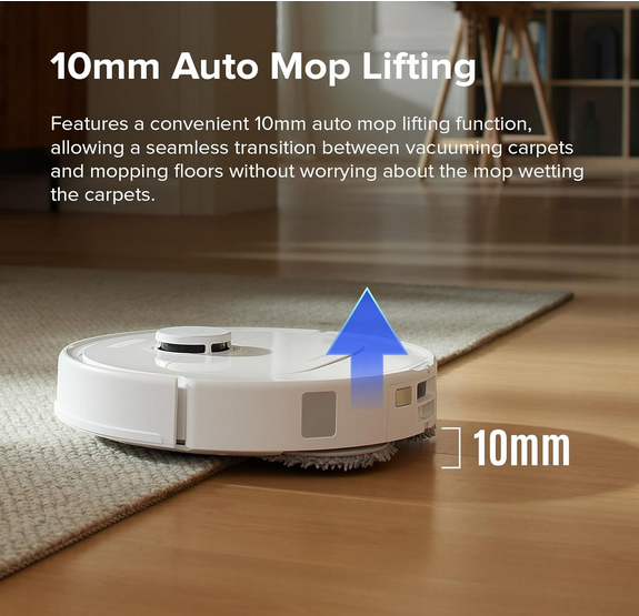 جارو رباتیک شیائومی روبوراک مدل Roborock Qrevo S Robot Vacuum