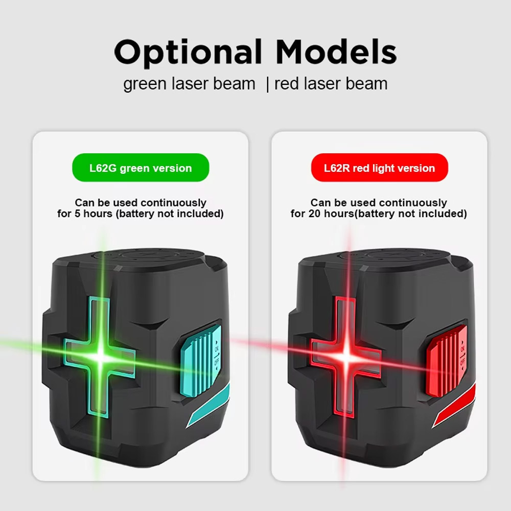 تراز لیزری متقاطع سطح خودکار حرفه ای هوشمند مدل MILESEEY Laser Level L62