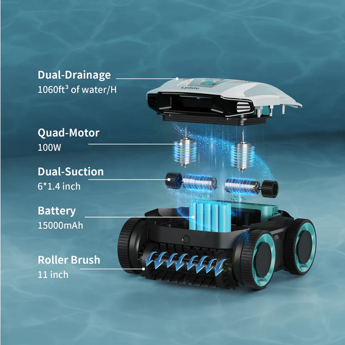 جارو رباتیک استخر شیائومی لایدستو مدل Lydsto Robot Pool Cleaner S3