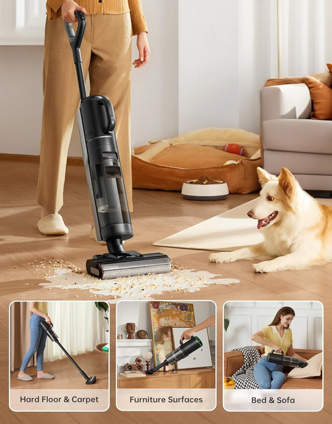 جارو شارژی شیائومی دریم مدل Dreame H12 Dual Wet And Dry Vacuum