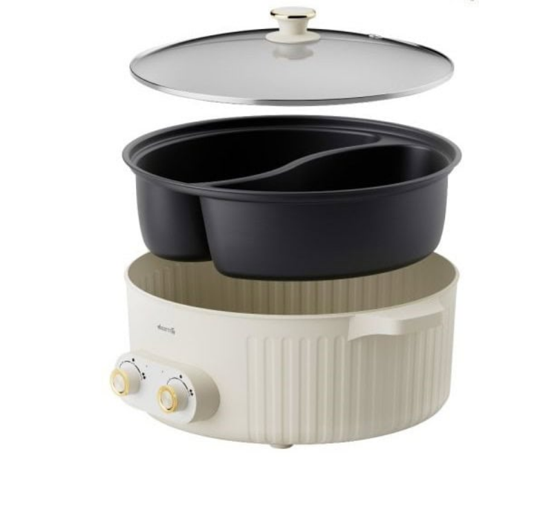 قابلمه برقی چند منظوره شیائومی درما مدل Deerma Multifunctional Electric Pot 6L DEM-DG50W