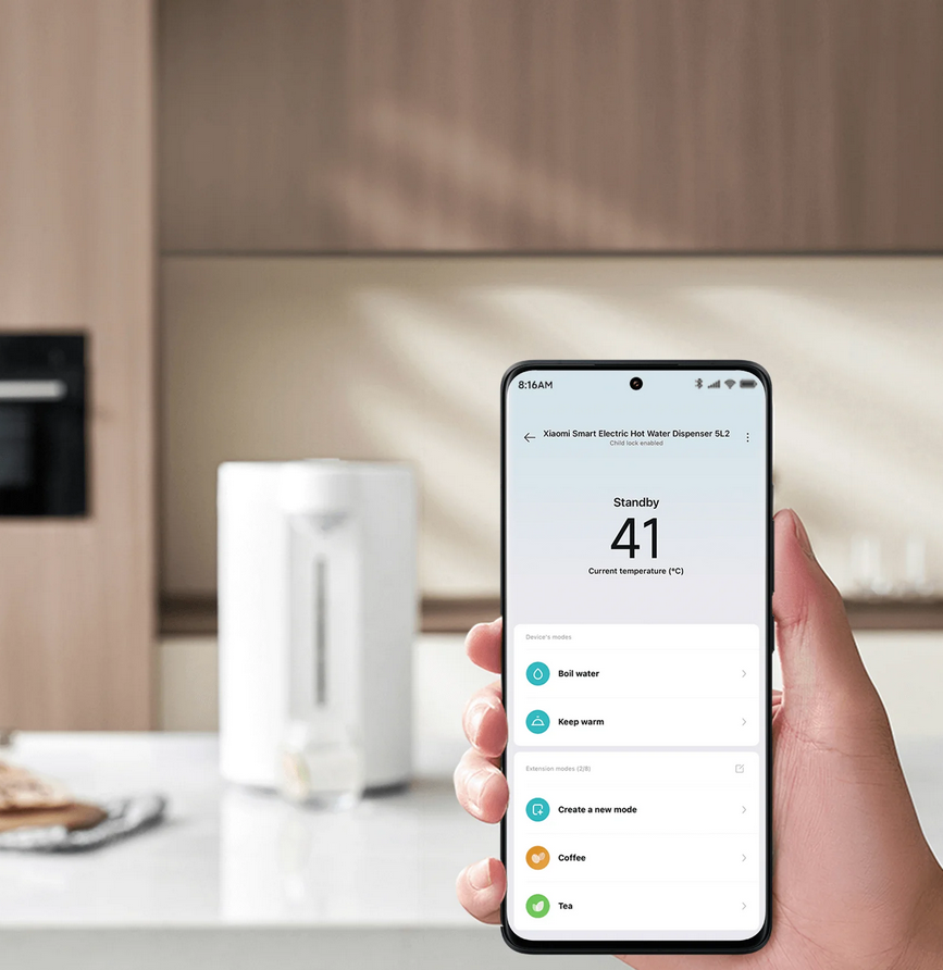 آب‌گرم‌کن رومیزی هوشمند شیائومی مدل Xiaomi Smart Electric Hot Water Dispenser 5L