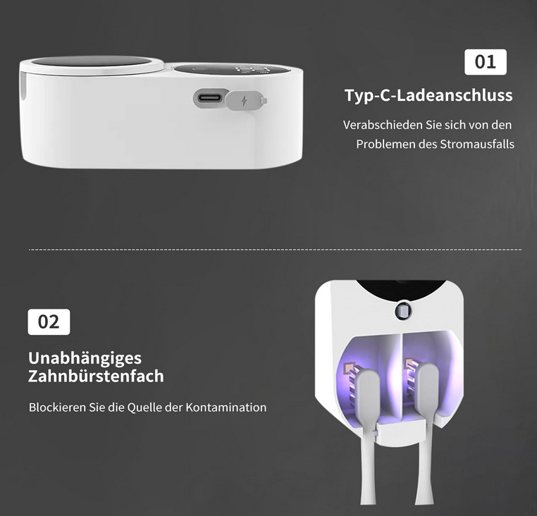 جامسواکی و ضدعفونی کننده هوشمند شیائومی مدل Xiaomi Dual Automatic Toothbrush Sterilizer X122