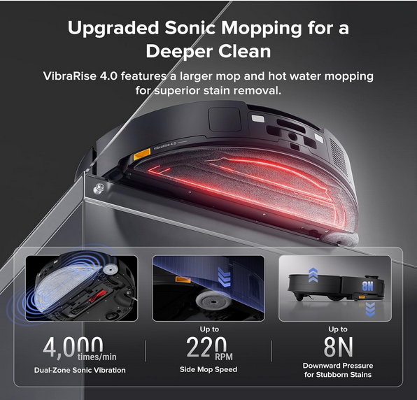 جارو رباتیک شیائومی روبوراک مدل Roborock Saros 10 Robot Vacuum