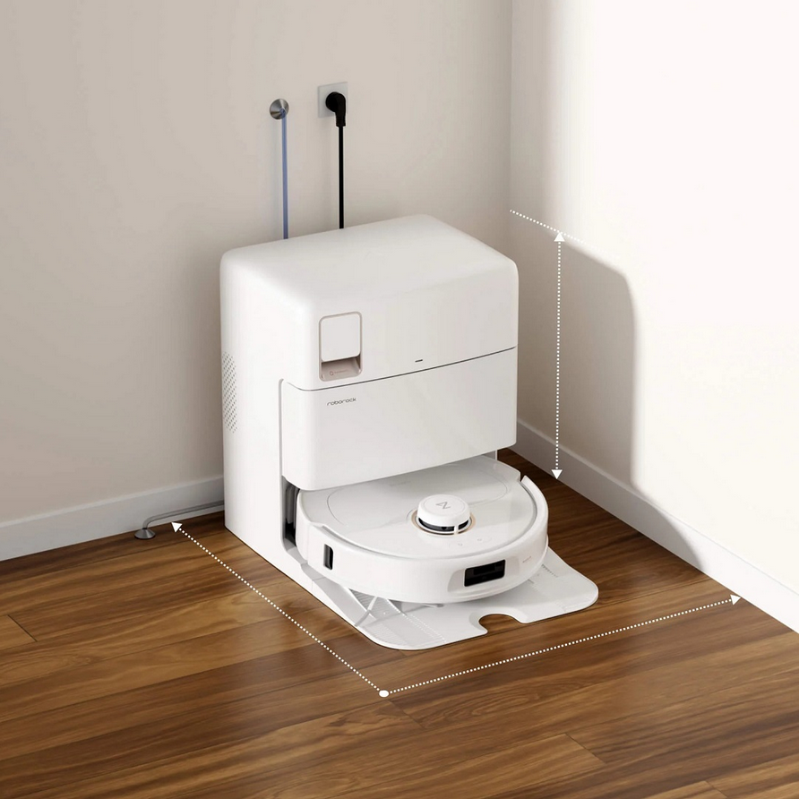جارو رباتیک توکار شیائومی روبوراک مدل Roborock Qrevo MaxV Robot Vacuum