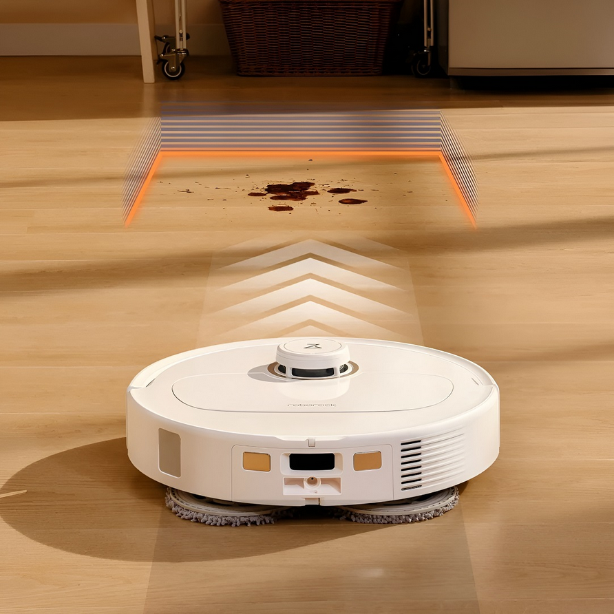 جارو رباتیک توکار شیائومی روبوراک مدل Roborock Qrevo MaxV Robot Vacuum