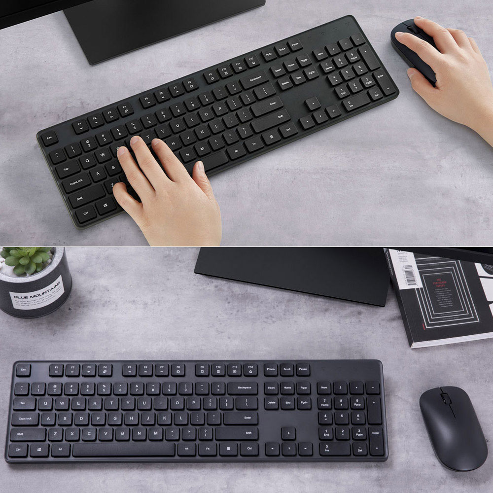 ماوس و کیبورد بی‌سیم شیائومی مدل Xiaomi Mi Wireless Keyboard And Mouse WXJS01YM