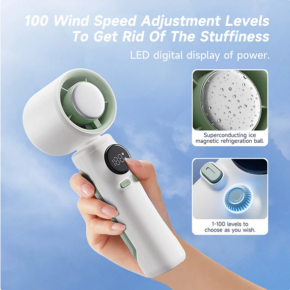 پنکه شارژی قابل حمل بومیدی مدل Bomidi Refrigeration Handheld Fan MF01