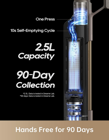جارو شارژی شیائومی دریم مدل Dreame Z10 Station Cordless Stick Vacuum