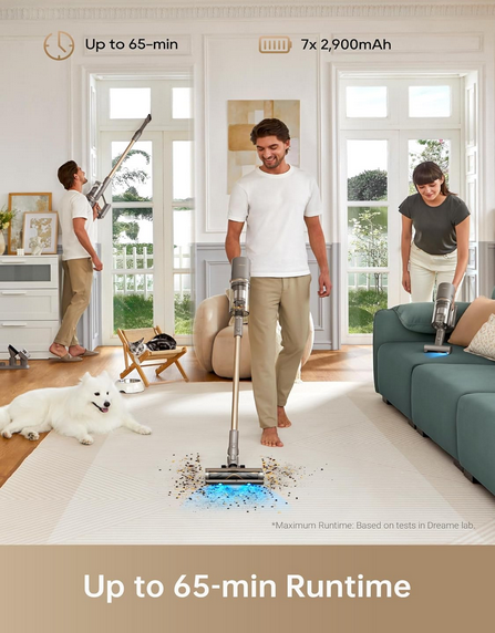 جارو شارژی شیائومی دریم مدل Dreame Z10 Station Cordless Stick Vacuum