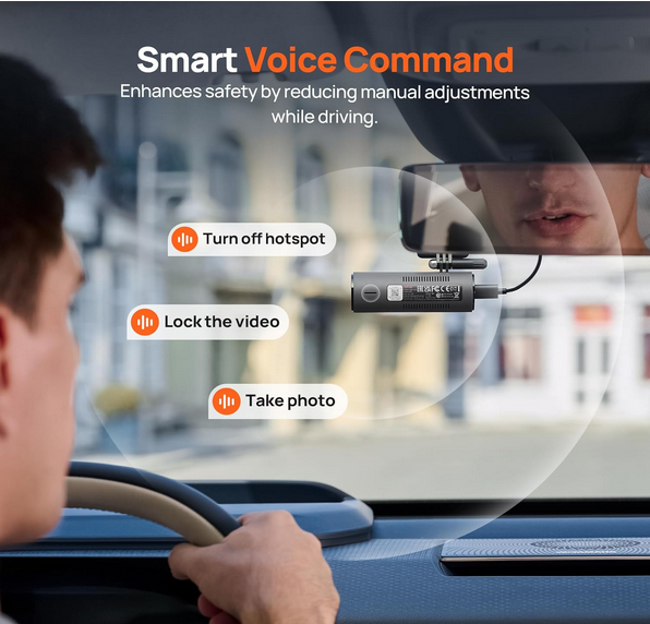 دوربین ثبت وقایع خودرو شیائومی سونتی می مدل 70mai Dash Cam M310