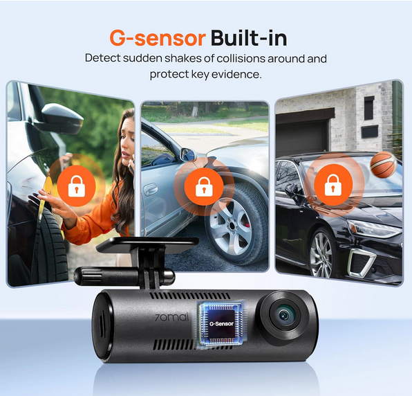 دوربین ثبت وقایع خودرو شیائومی سونتی می مدل 70mai Dash Cam M310
