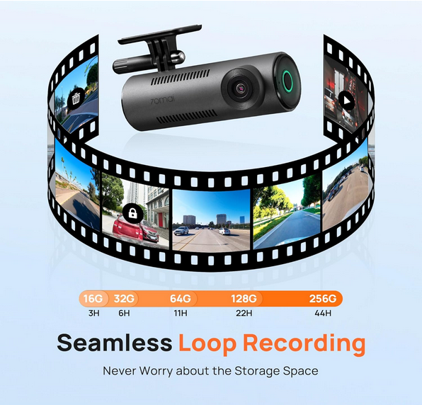 دوربین ثبت وقایع خودرو شیائومی سونتی می مدل 70mai Dash Cam M310