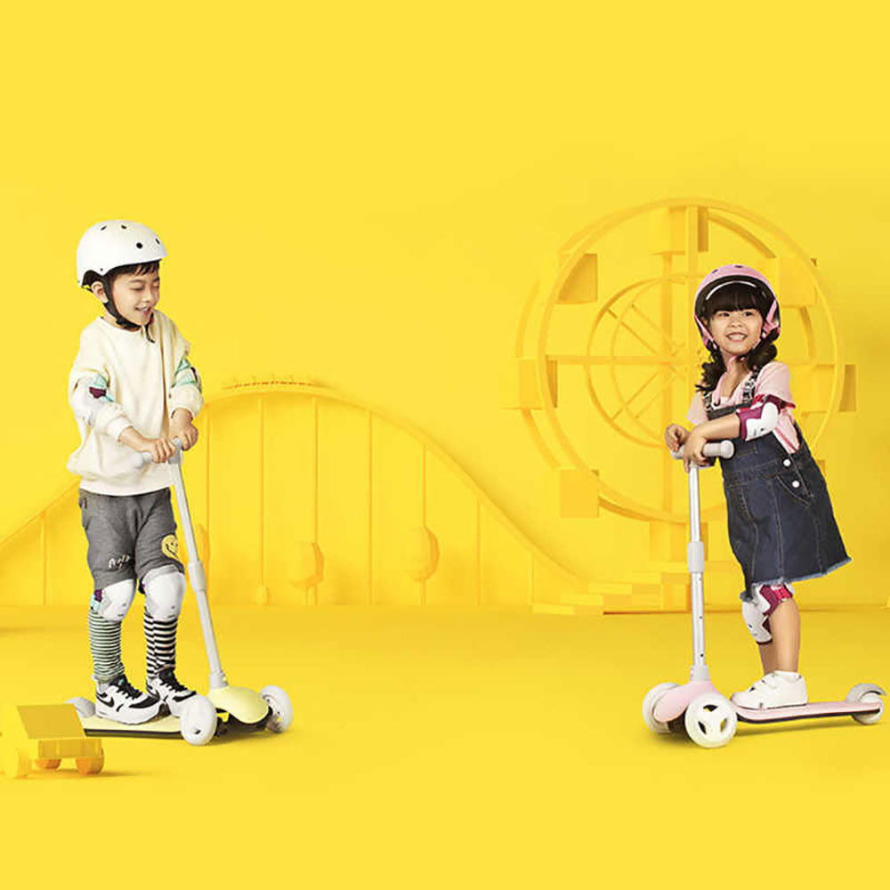 اسکوتر سه چرخ کودک شیائومی مدل Xiaomi Mitu HBC01YM Kids 3 Wheels Scooter