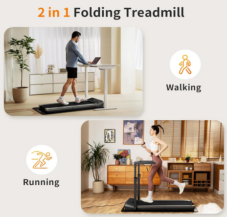تردمیل شیائومی کینگ اسمیت واکینگ پد مدل Kingsmith WalkingPad Z3 Hybrid+ Foldable Treadmill