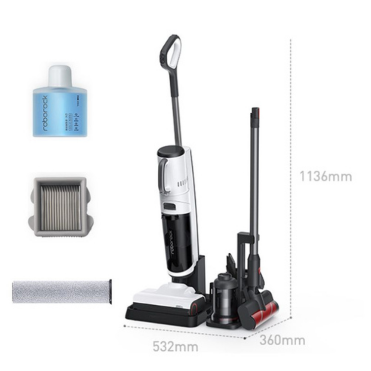 جاروشارژی و زمین شوی روبوراک مدل Roborock A10 Ultra Smart Dry & Wet Vacuum Cleaner