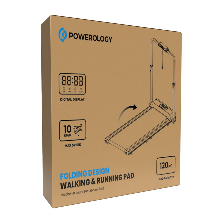 تردمیل تاشو پاورولوژی مدل Powerology Folding Design Walking And Running Pad