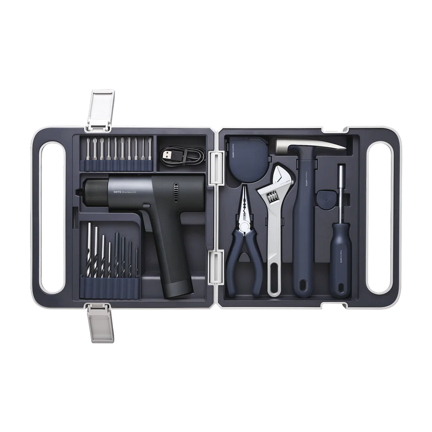 کیت جعبه ابزار شیائومی هوتو مدل Hoto 12V Brushless Drill Tool QWDZGJ002