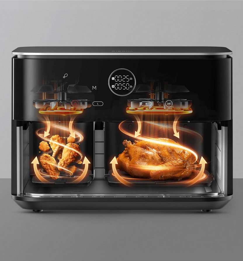 سرخ کن بدون روغن (هواپز) 10 لیتری شیائومی مدل Xiaomi Dual Zone Air Fryer 10L