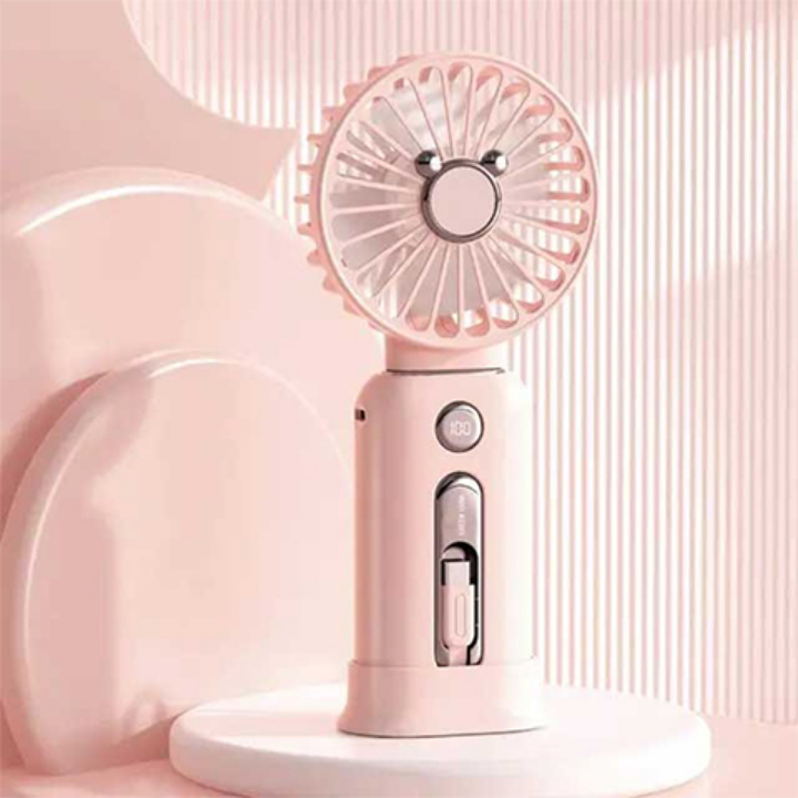 پنکه قابل حمل همراه با پاور بانک گرین لاین مدل Green Lion Wind Mate Portable Power Bank & Fan