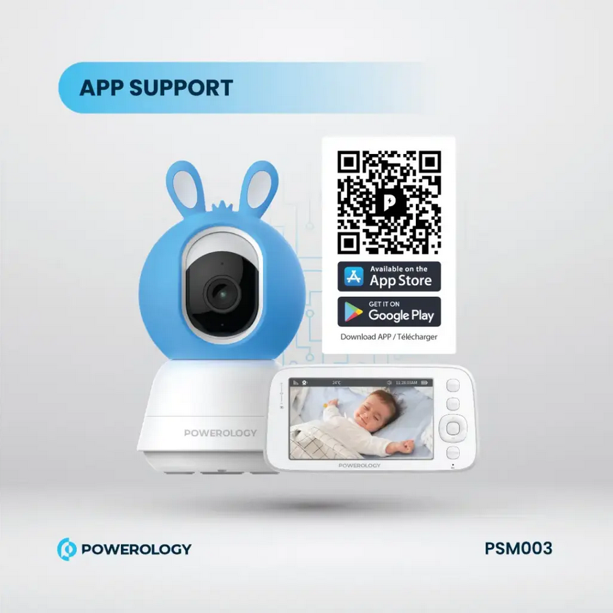 دوربین مراقبت کودک پاورولوژی مدل Powerology Monitor & App Baby Camera