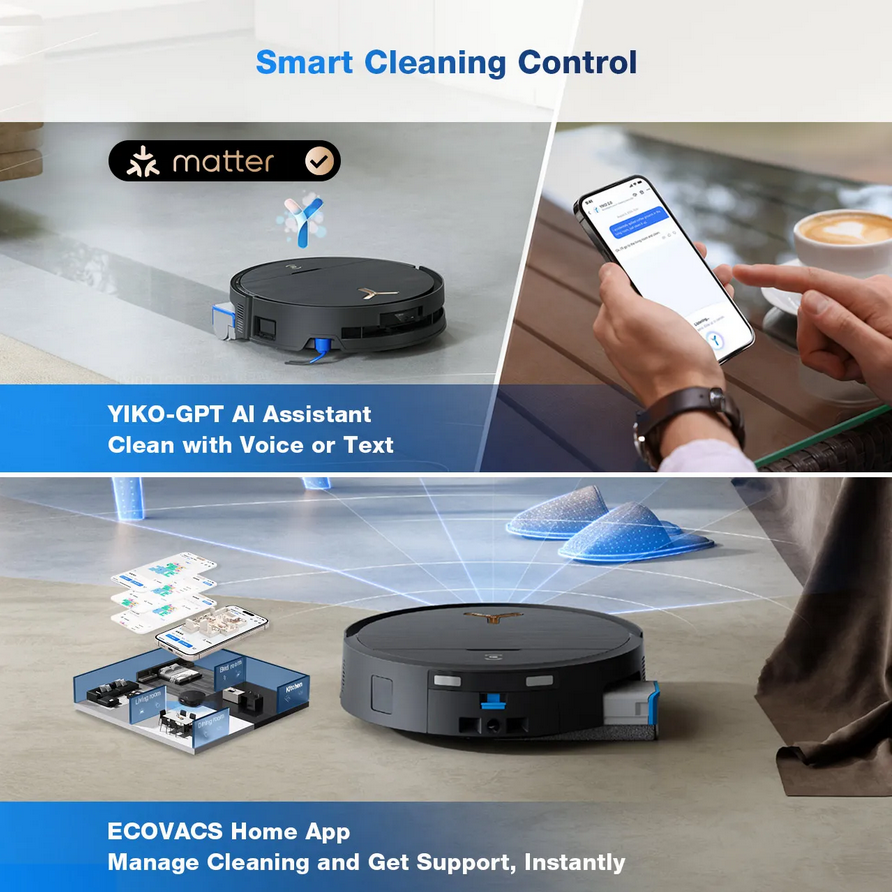 جارو رباتیک اکووکس مدل Ecovacs X9 PRO OMNI Robotic Vacuum