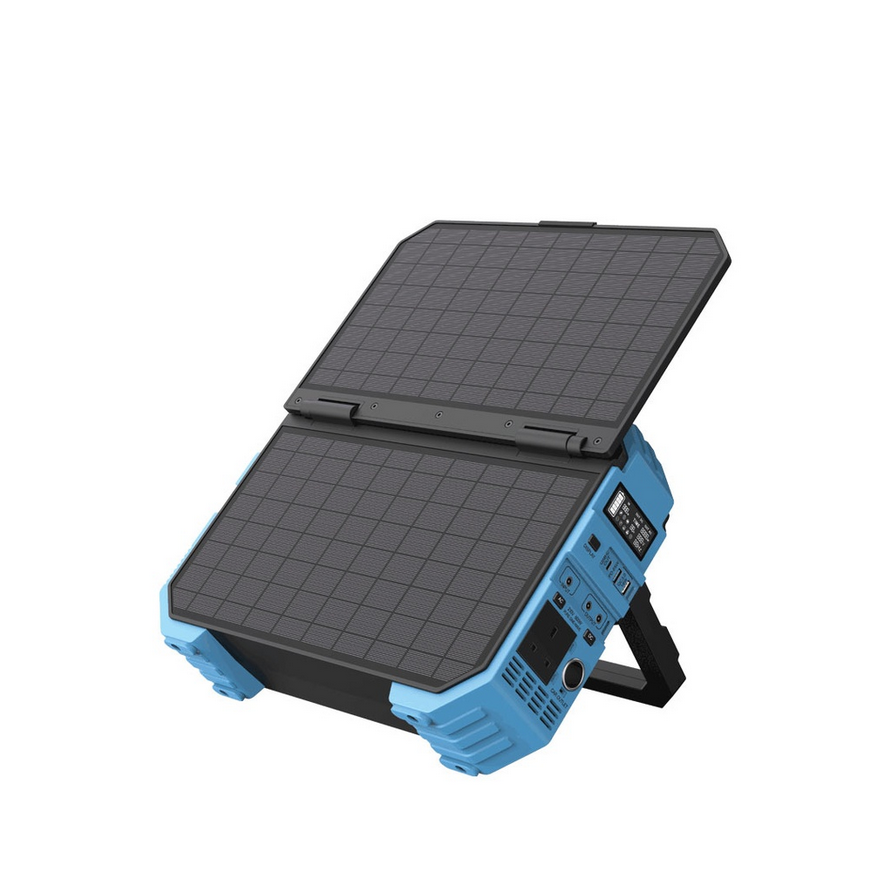 پاور ژنراتور خورشیدی پاورولوژی مدل Powerology 600W Portable Power Generator Integrated Solar Panel
