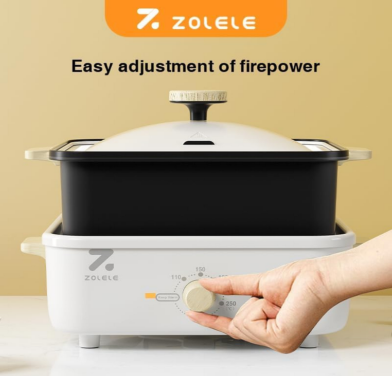 دستگاه پخت و پز چند منظوره شیائومی زوله له مدل Zolele Split Cooking Pot 3L MP301