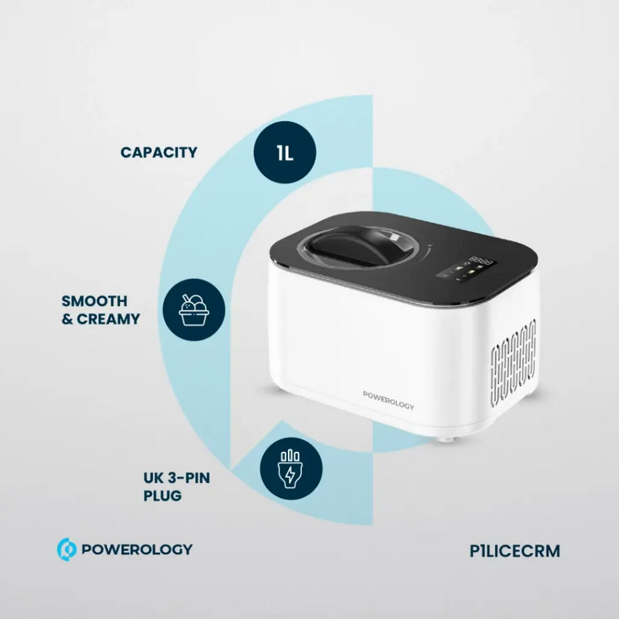 دستگاه بستنی ساز پاورولوژی مدل Powerology Ice Cream & Frozen Yogurt Machine
