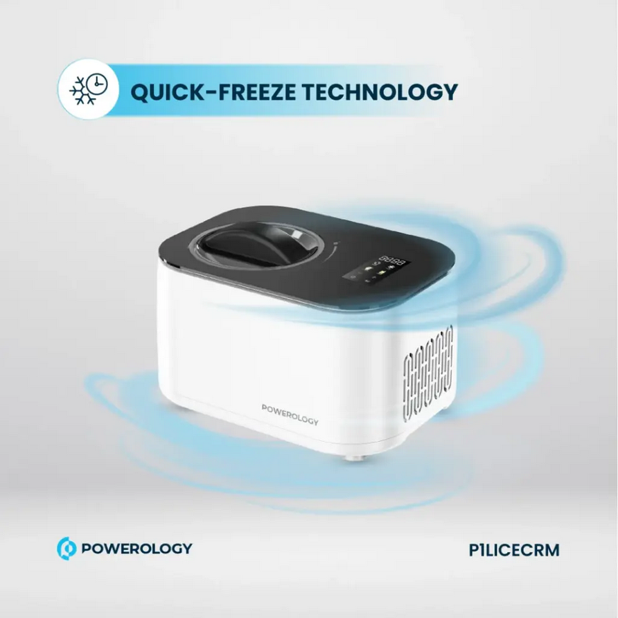 دستگاه بستنی ساز پاورولوژی مدل Powerology Ice Cream & Frozen Yogurt Machine