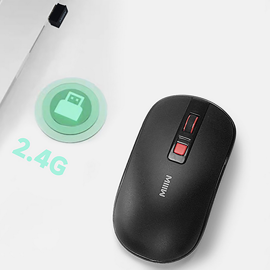 ماوس بی سیم شیائومی مدل Xiaomi MIIIW Wireless Mouse Lite MW23M21