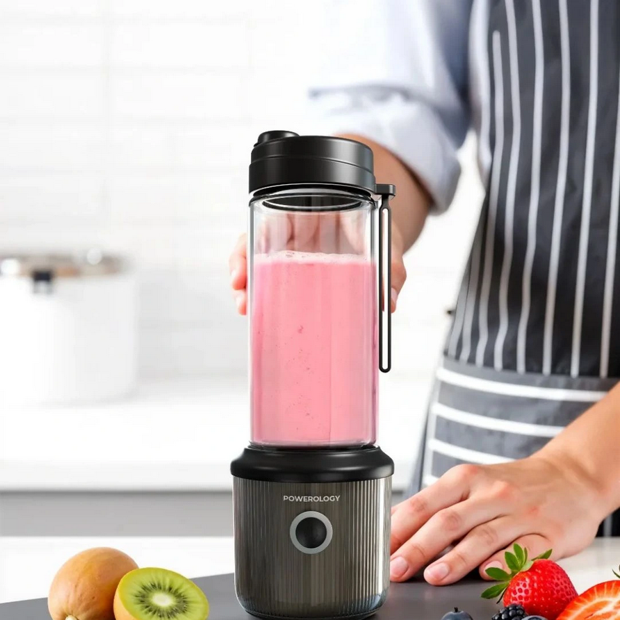 مخلوط کن قابل حمل پاورولوژی مدل Powerology Press & Refresh Portable Blender