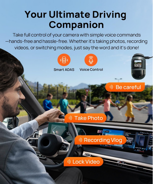 دوربین ثبت وقایع خودرو شیائومی سونتی می مدل 70mai Dash Cam X800