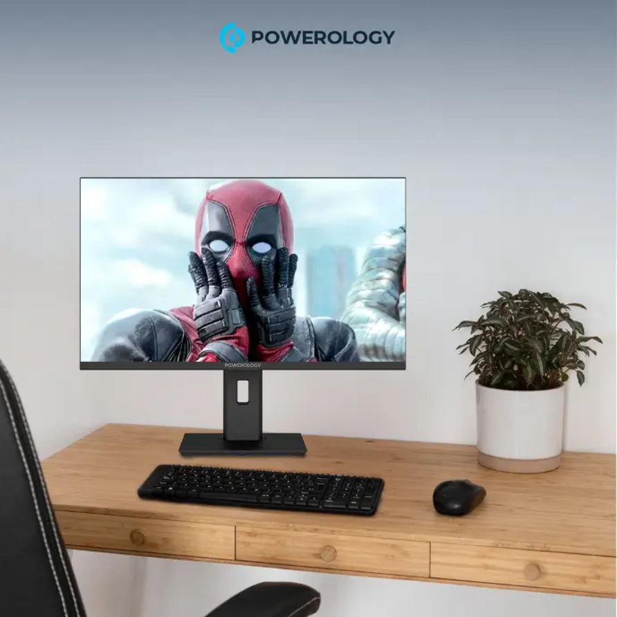 مانیتور پاورولوژی مدل Powerology 27" 4K Office Monitor with RGB light